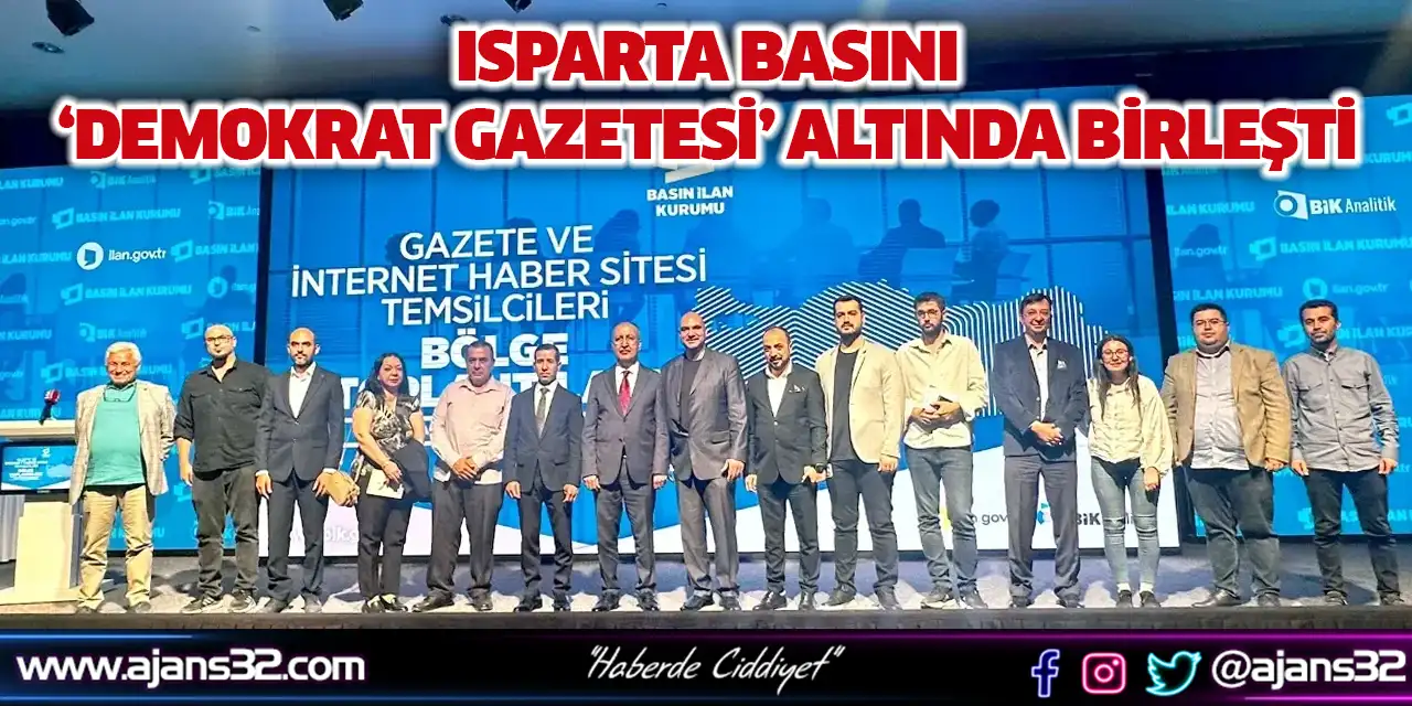 Isparta Basını ‘Demokrat Gazetesi’ Altında Birleşti