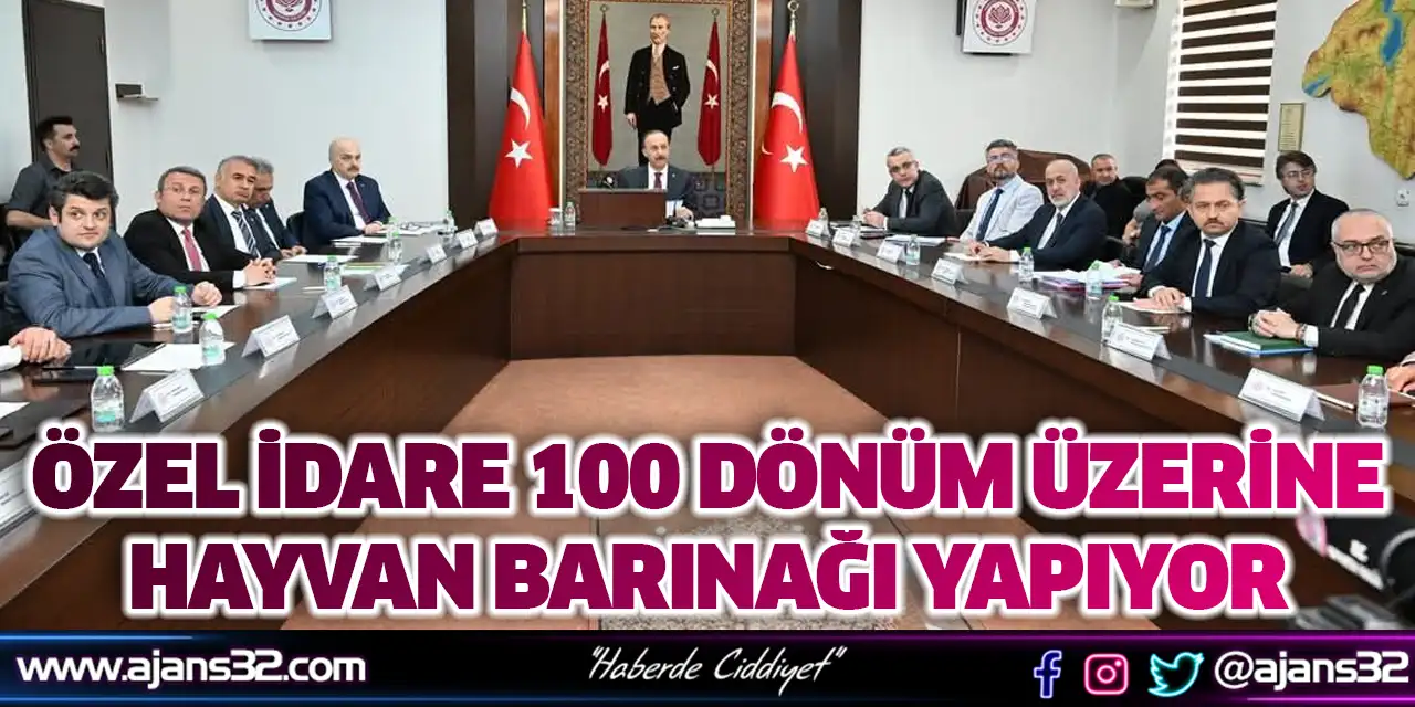 Özel İdare 100 Dönüm Üzerine Hayvan Barınağı Yapıyor
