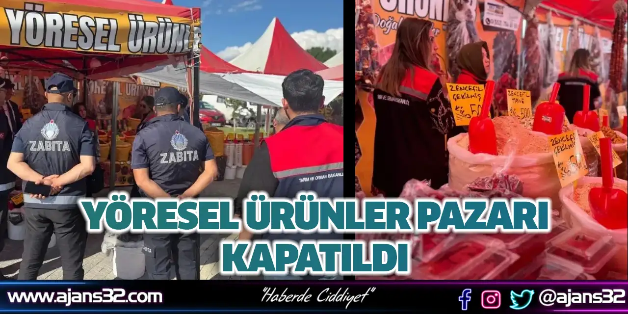 Yöresel Ürünler Pazarı Kapatıldı