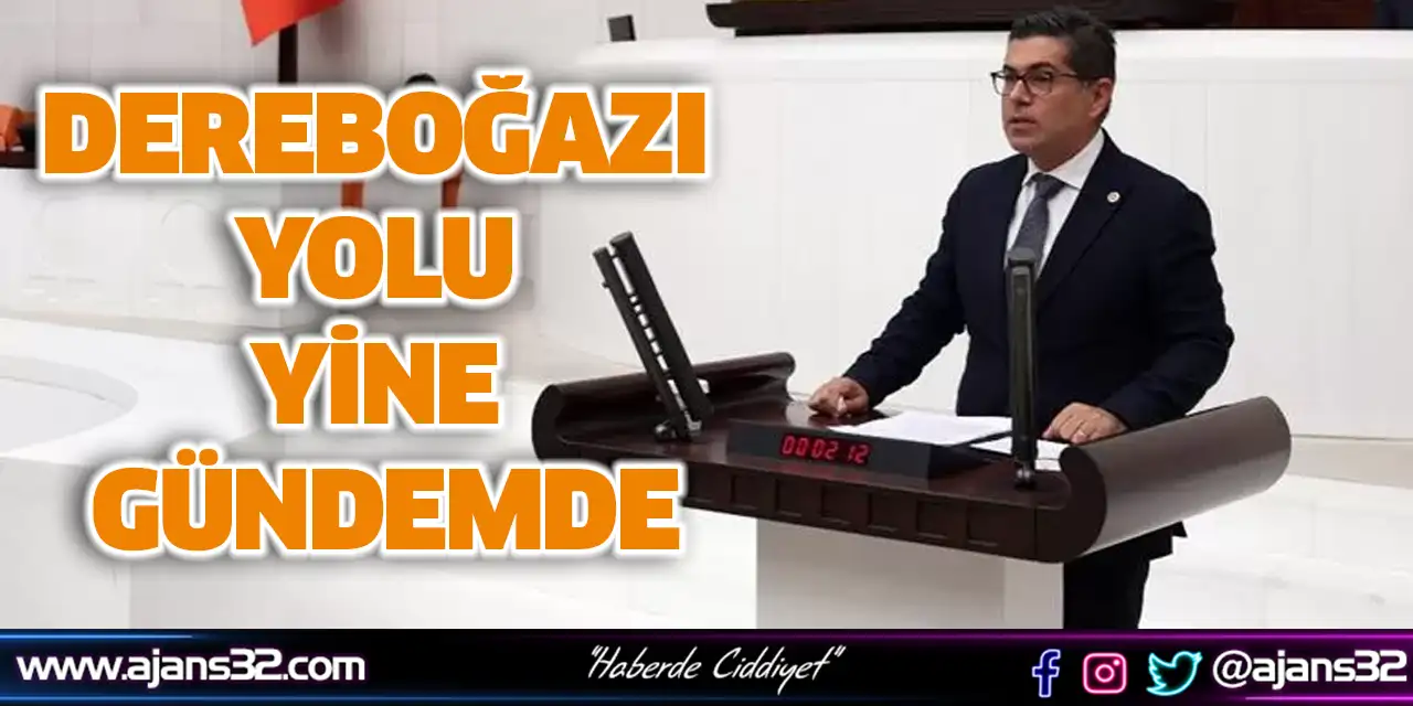 Dereboğazı Yolu Yine Gündemde