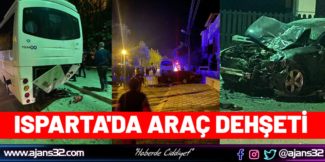 Isparta'da Araç Dehşeti