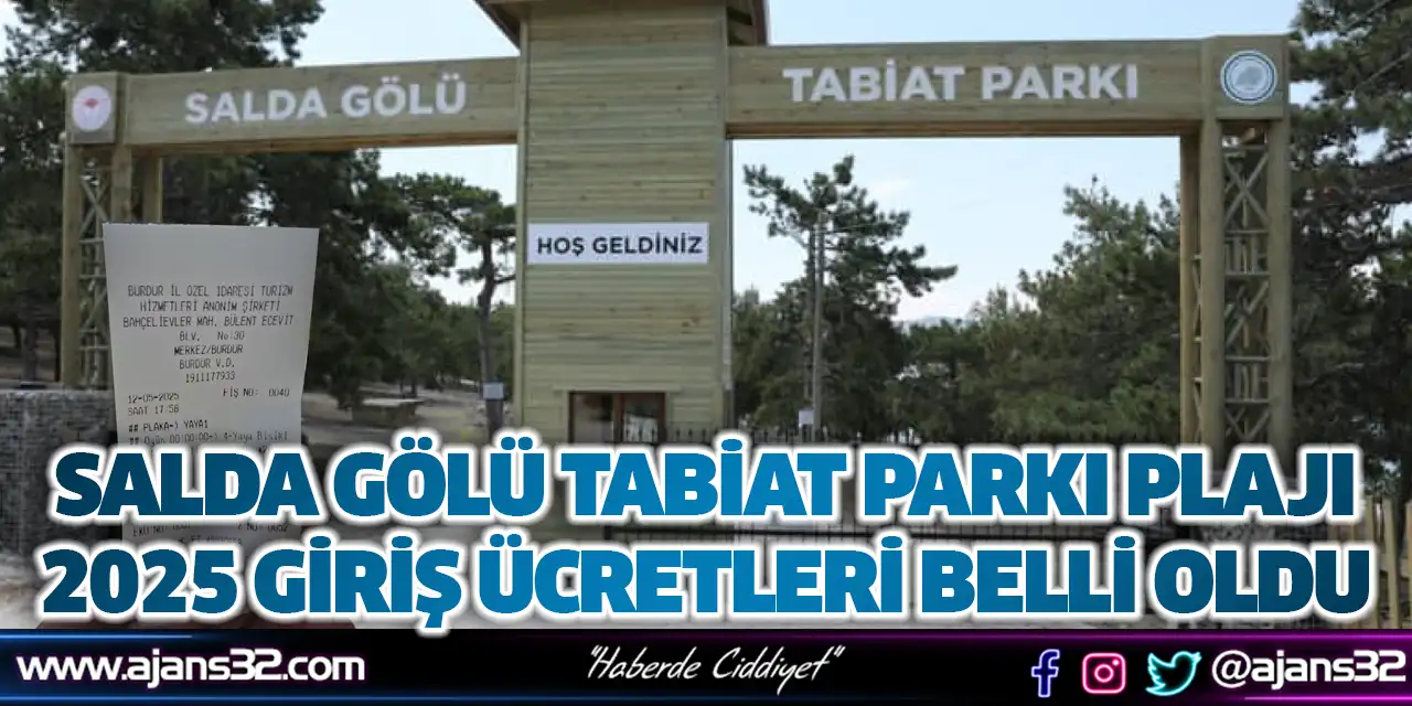 Salda Gölü Tabiat Parkı Plajı 2025 Giriş Ücretleri Belli Oldu