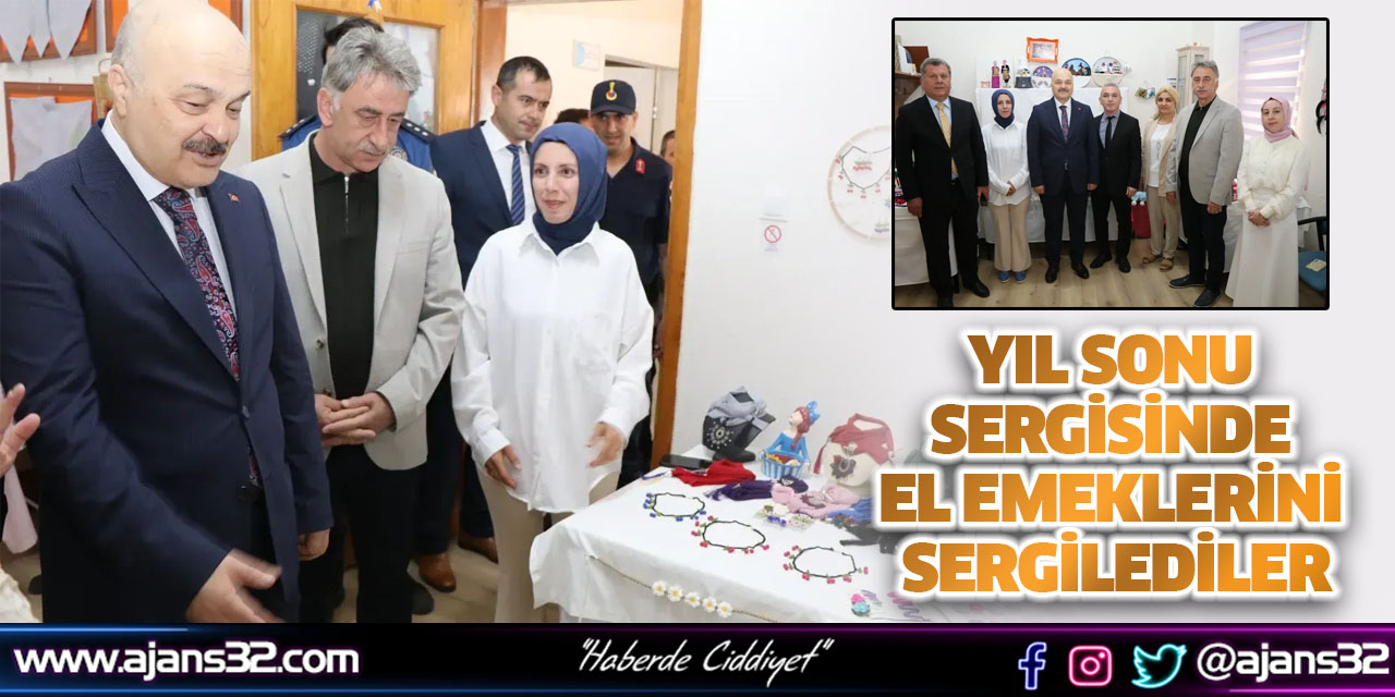 Yıl Sonu Sergisinde El Emeklerini Sergilediler