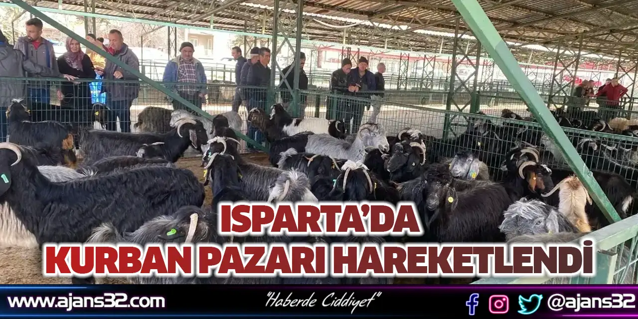 Isparta’da Kurban Pazarı Hareketlendi
