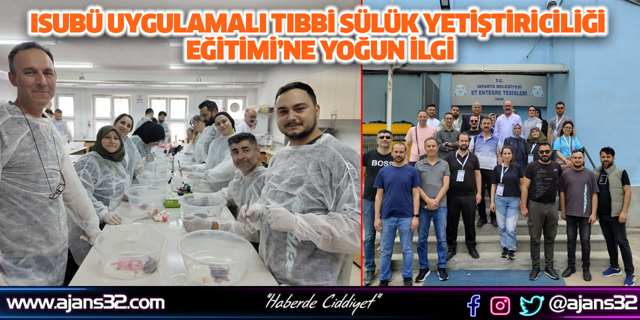 ISUBÜ Uygulamalı Tıbbi Sülük Yetiştiriciliği Eğitimi’ne Yoğun İlgi