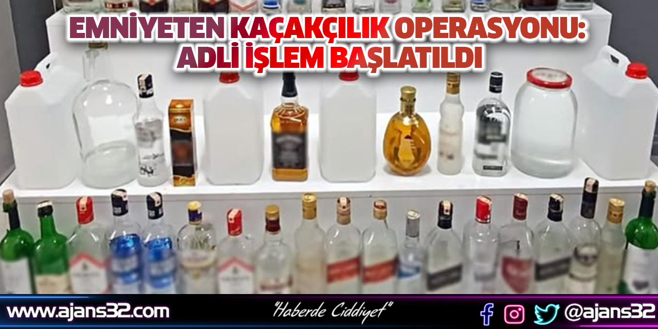 Isparta'da Kaçakçılık Operasyonu: Adli İşlem Başlatıldı