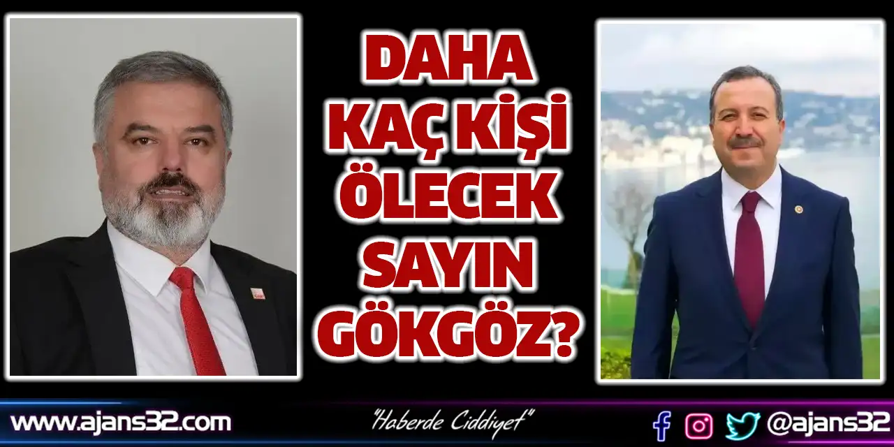 Daha Kaç Kişi Ölecek Sayın Gökgöz?