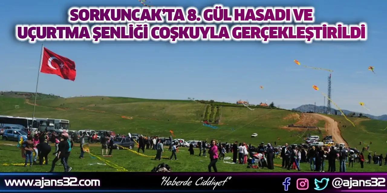 Sorkuncak’ta 8. Gül Hasadı Ve Uçurtma Şenliği Coşkuyla Gerçekleştirildi