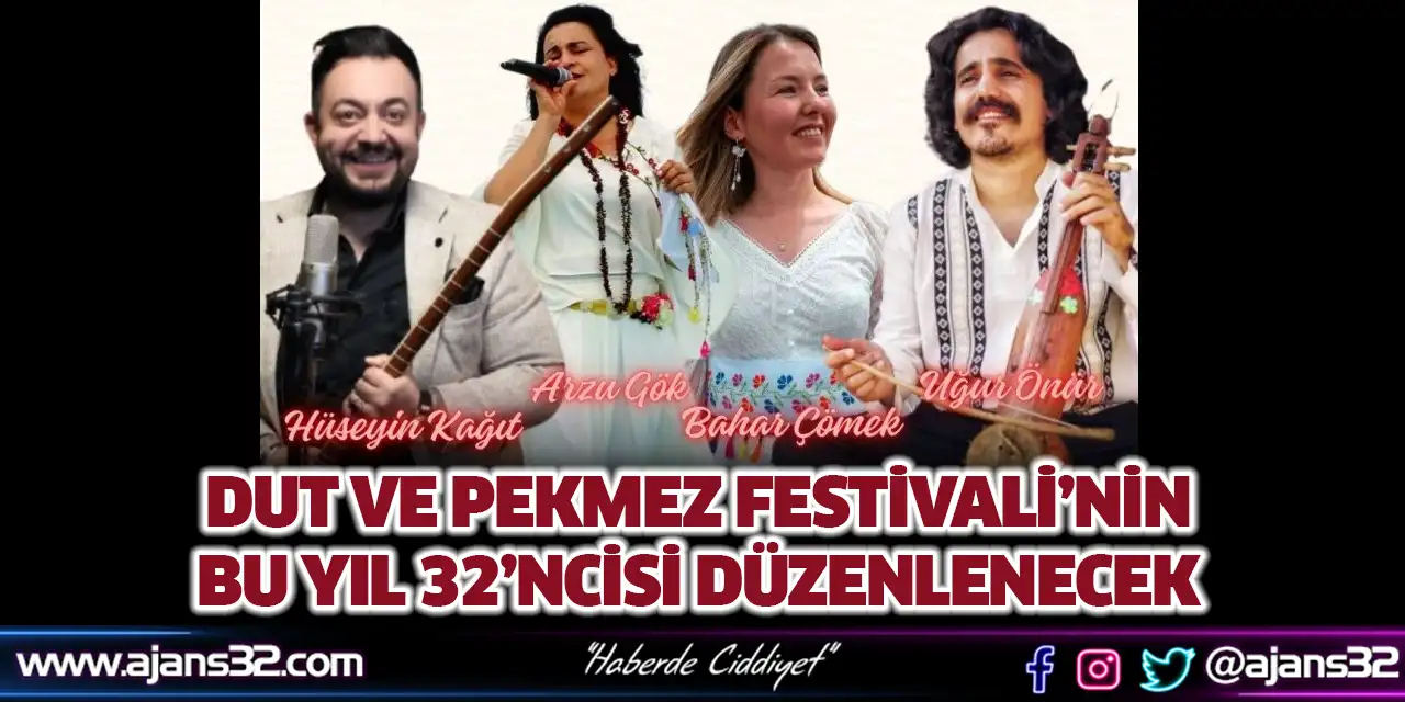 Dut ve Pekmez Festivali’nin Bu Yıl 32’ncisi Düzenlenecek