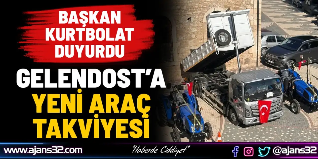 Gelendost’a Yeni Araç Takviyesi