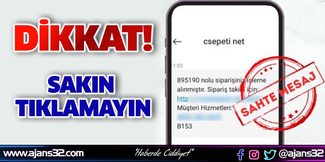 Dikkat! Sakın Tıklamayın