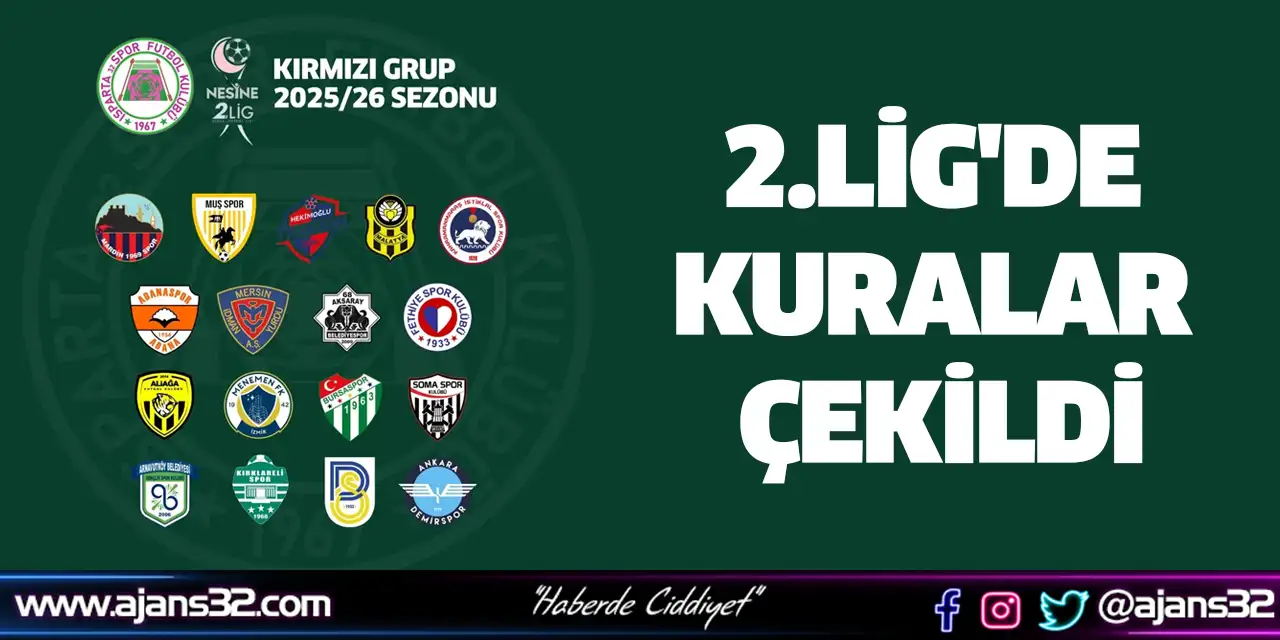 2.Lig'de Kuralar Çekildi