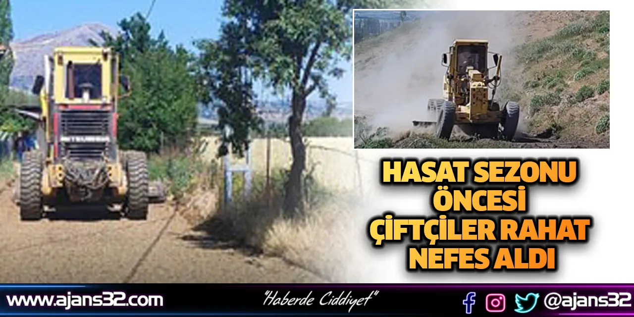 Hasat Sezonu Öncesi Çiftçiler Rahat Nefes Aldı