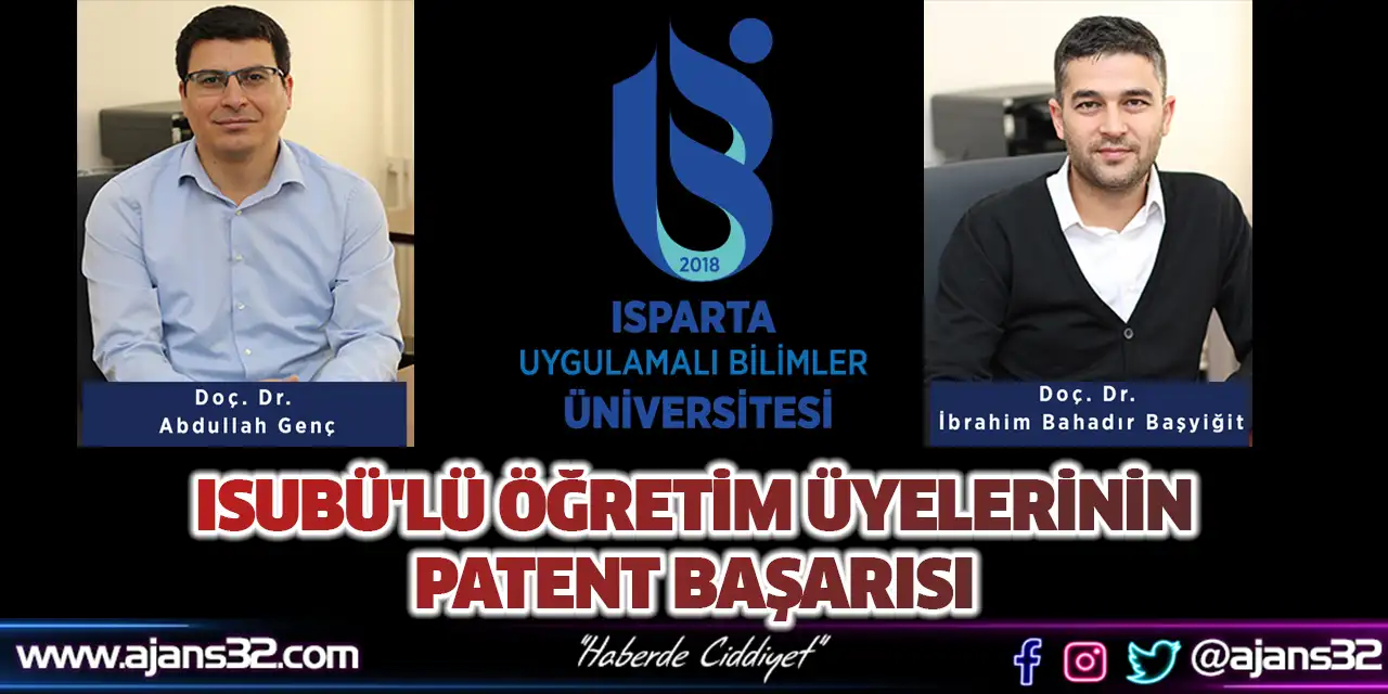 ISUBÜ'lü Öğretim Üyelerinin Patent Başarısı