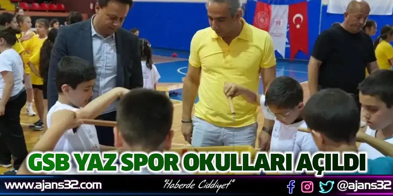 GSB Yaz Spor Okulları Açıldı