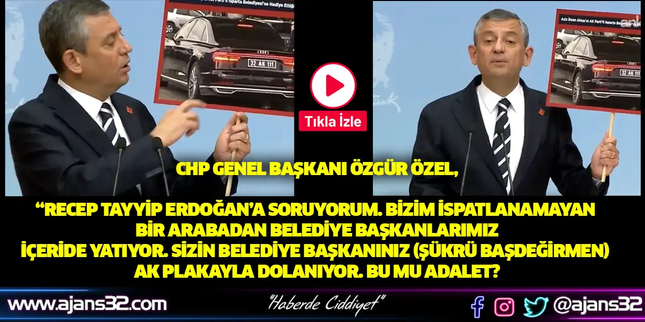 Özgür Özel’den Sert Sözler (Video)