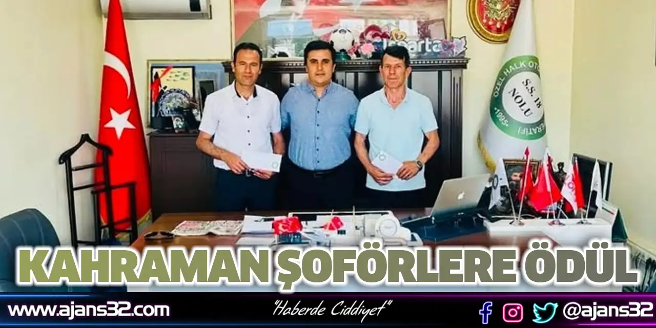 Kahraman Şoförlere Ödül