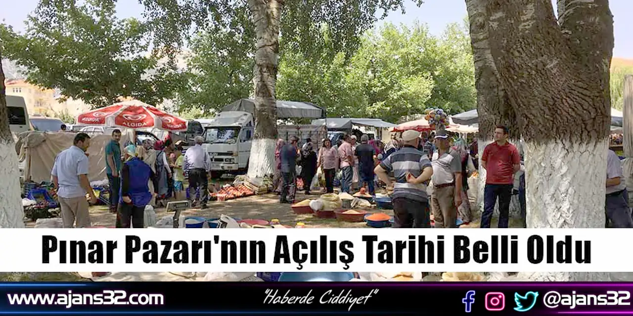 Tarihi Pınar Pazarı Panayırı Ziyarete Açılıyor