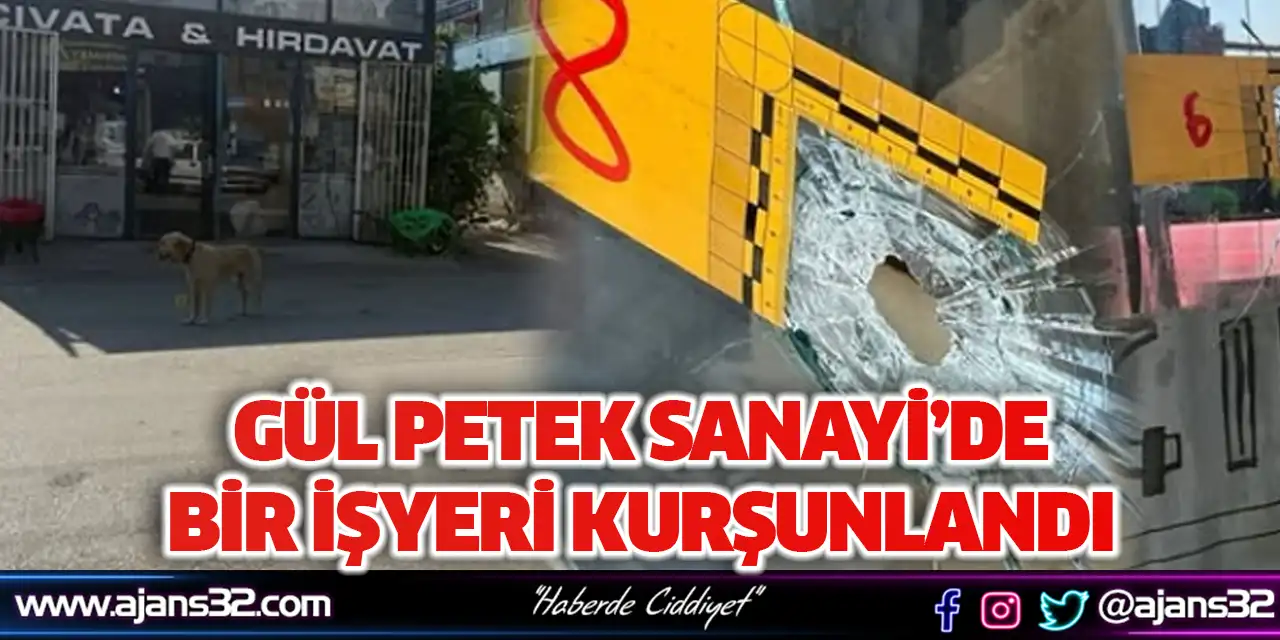 Sanayi’de Bir İşyeri Kurşunlandı
