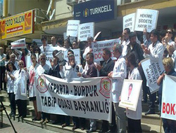 Isparta’da Sağlıkta Şiddete Karşı Eylem