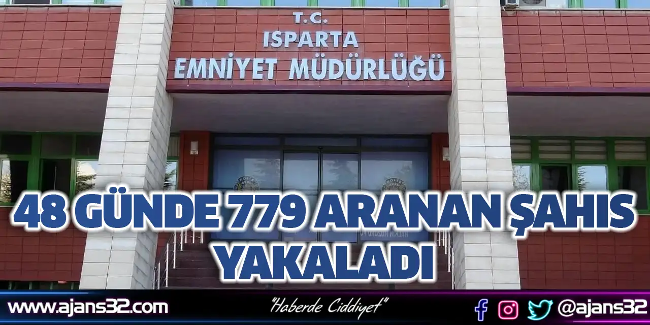 Polis, 48 Günde 779 Aranan Şahsı Yakaladı