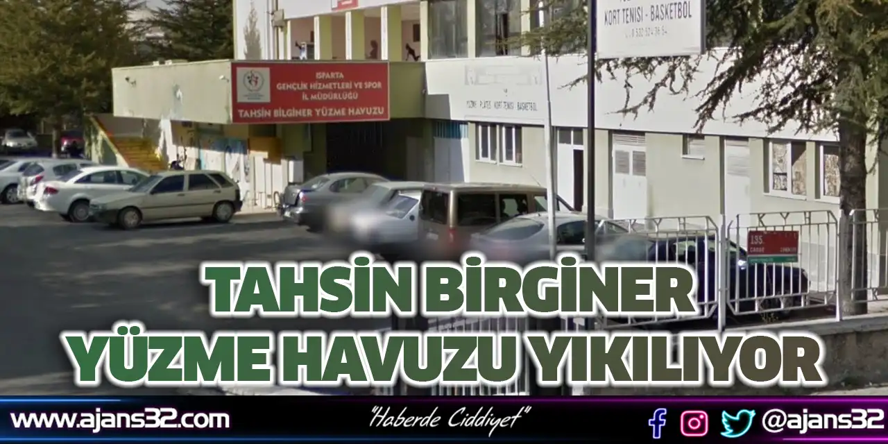 Tahsin Birginer Yüzme Havuzu Yıkılıyor