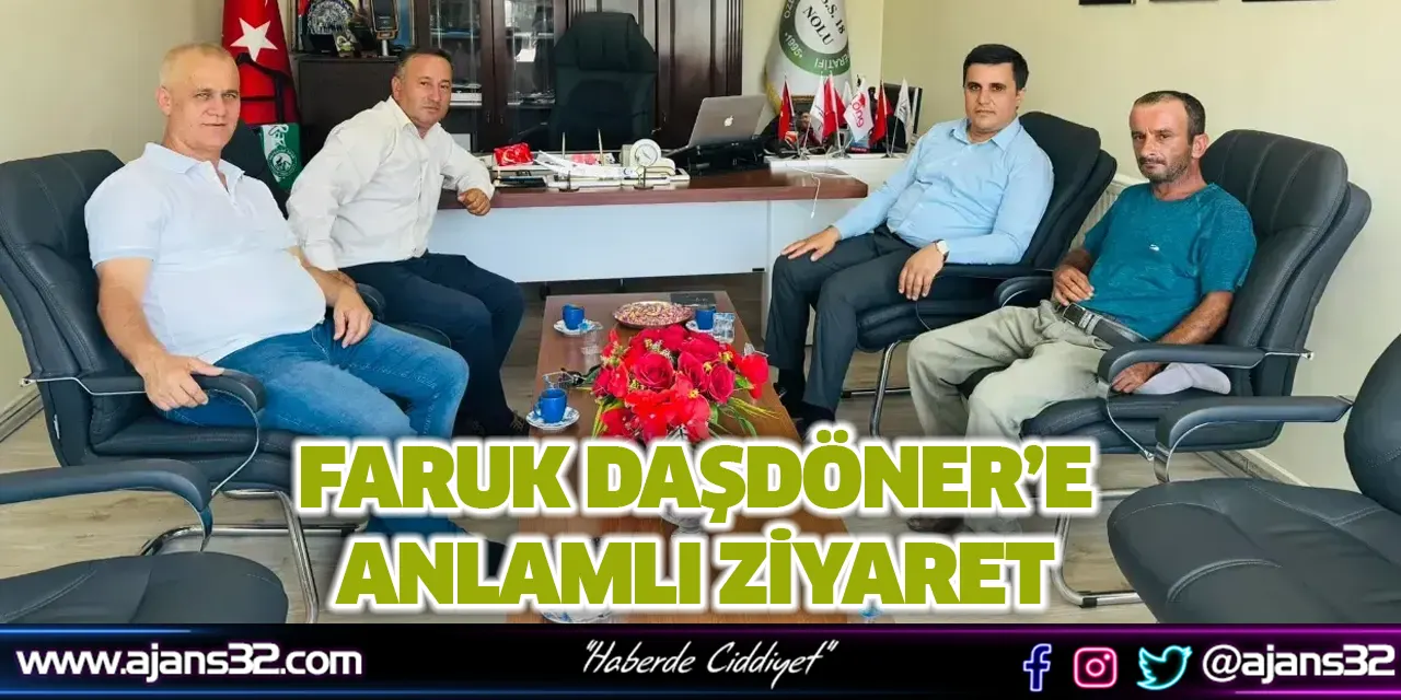 Faruk Daşdöner’e Anlamlı Ziyaret