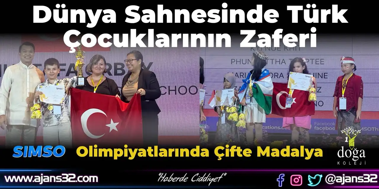 Doğa Koleji Öğrencilerinden Simso Olimpiyatlarında Çifte Madalya