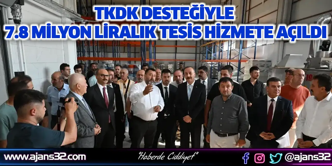 TKDK Desteğiyle 7.8 Milyon Liralık Tesis Hizmete Açıldı