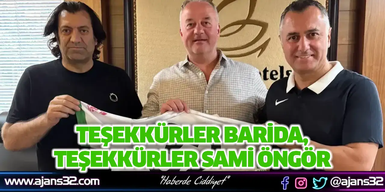 Teşekkürler Barida Teşekkürler Sami Öngör