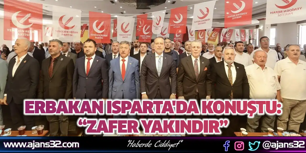 Erbakan Isparta'da Konuştu: Zafer Yakındır