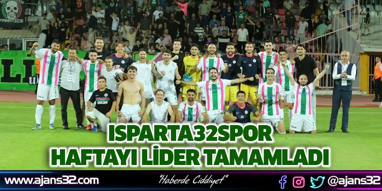 Isparta32spor Haftayı Lider Tamamladı