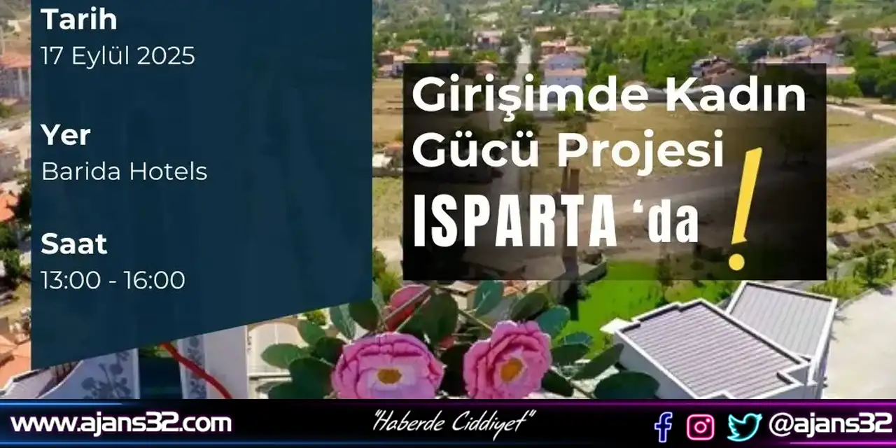 Kadın Girişimciler Isparta’da Bir Araya Geliyor