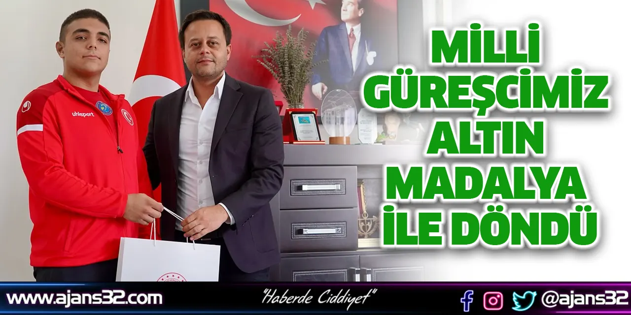Milli Güreşcimiz Altın Madalya İle Döndü