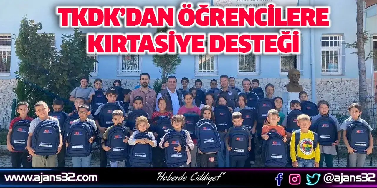 TKDK’dan Öğrencilere Kırtasiye Desteği