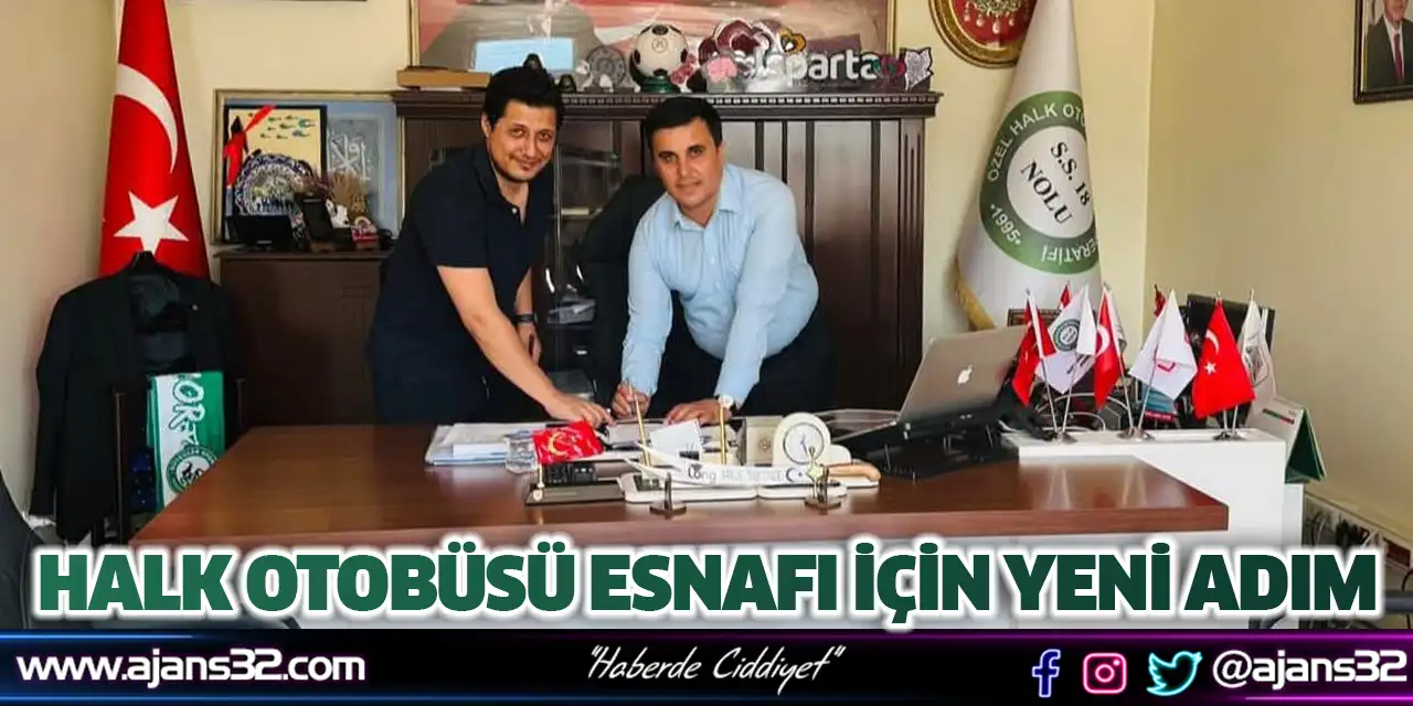 Halk Otobüsü Esnafı İçin Yeni Adım
