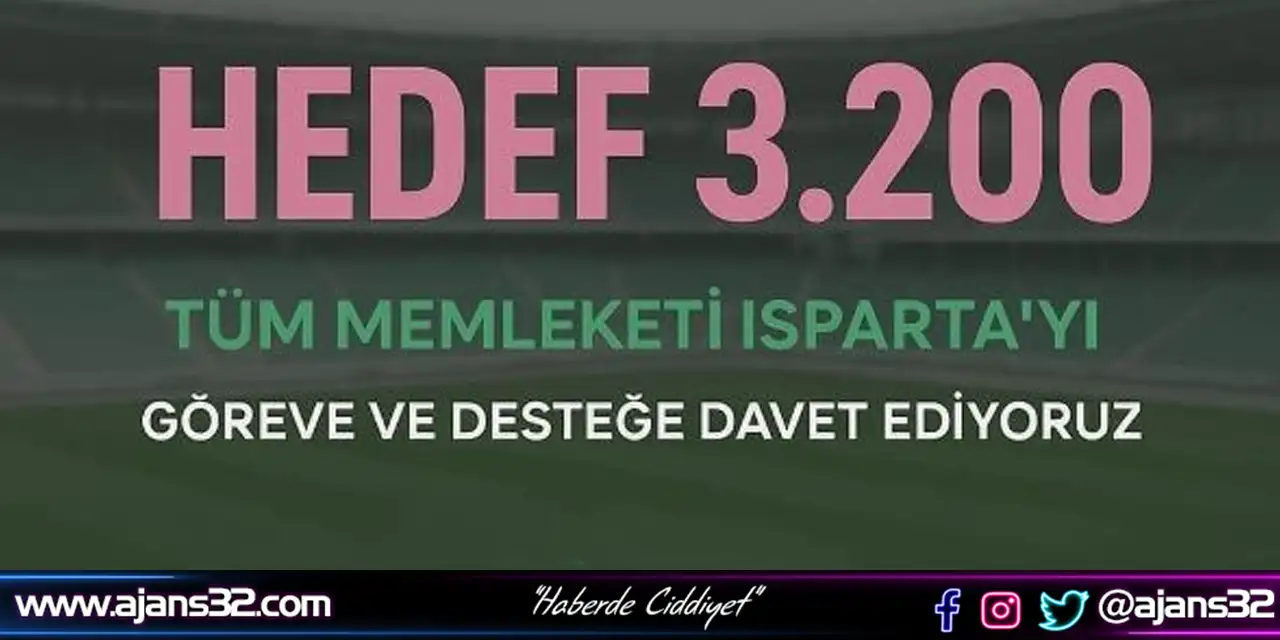Isparta32Spor’dan “Askıda Bilet” Kampanyası