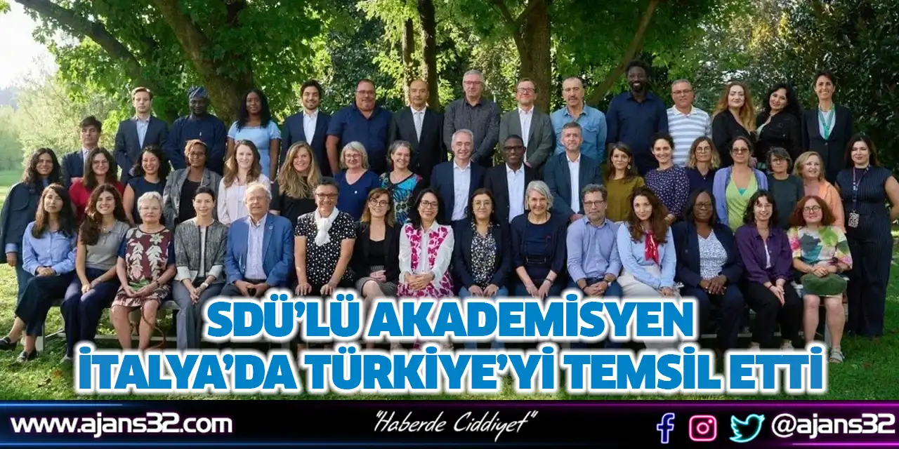 SDÜ’lü Akademisyen İtalya’da Türkiye’yi Temsil Etti