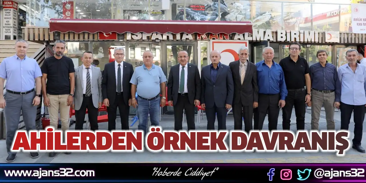 Ahilerden Örnek Davranış