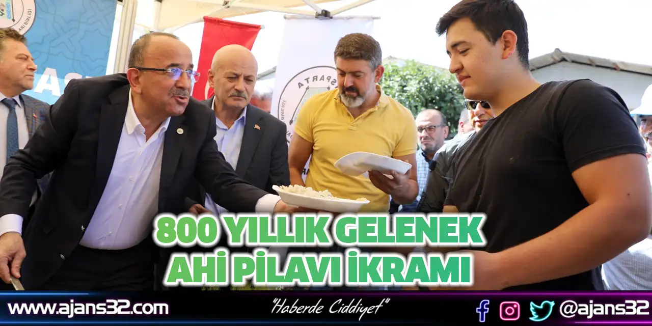 800 Yıllık Gelenek: Ahi Pilavı İkramı