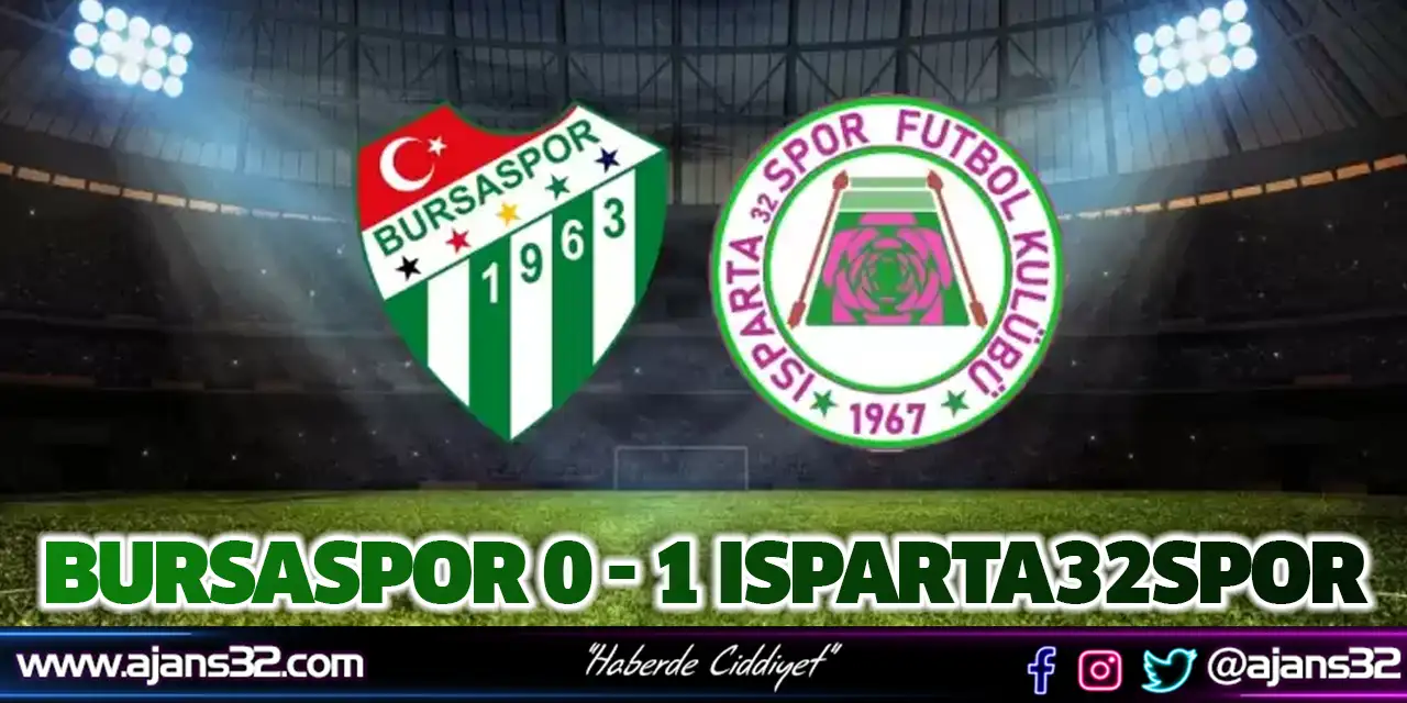 Bursaspor 0 - 1 Isparta32Spor
