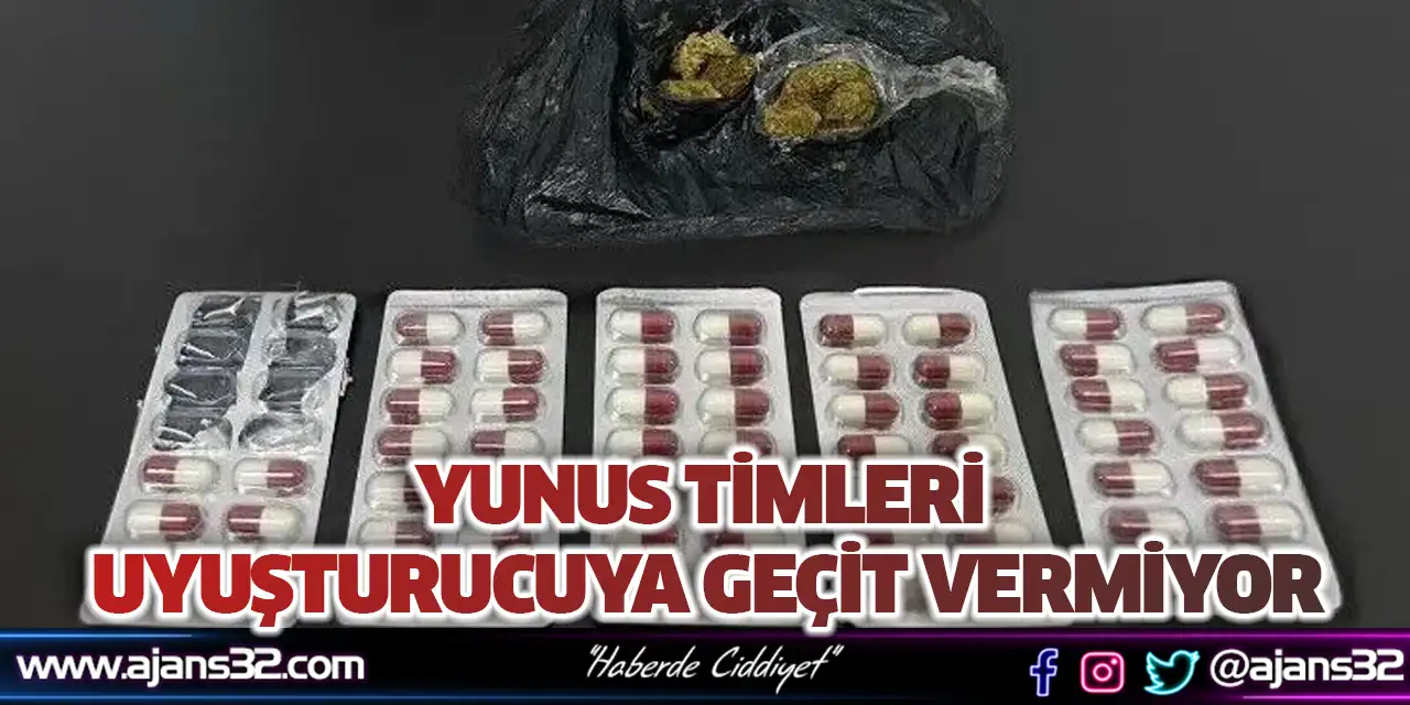 Yunus Timleri Uyuşturucuya Geçit Vermiyor
