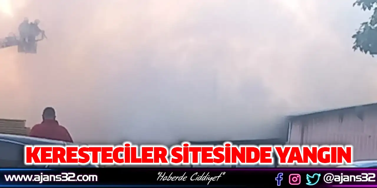 Keresteciler Sitesinde Yangın