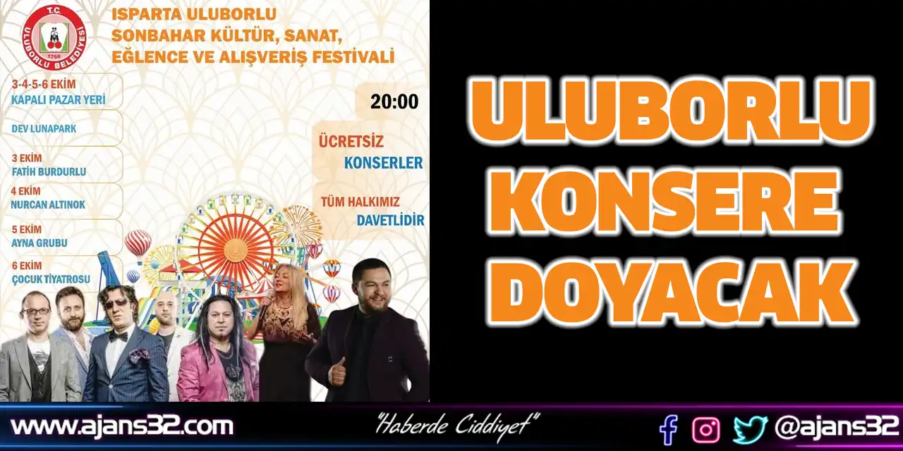 Uluborlu Konsere Doyacak