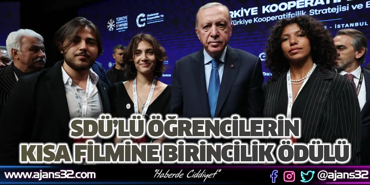 SDÜ’lü Öğrencilerin Kısa Filmine Birincilik Ödülü