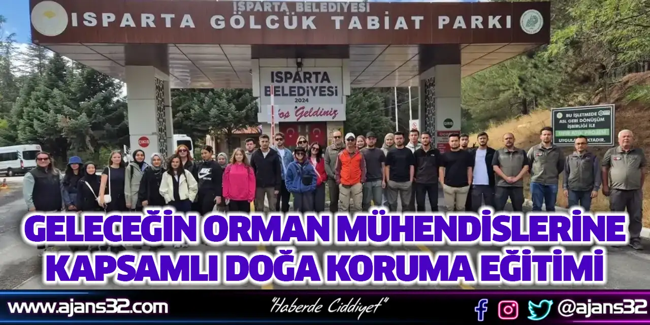 Geleceğin Orman Mühendislerine Kapsamlı Doğa Koruma Eğitimi
