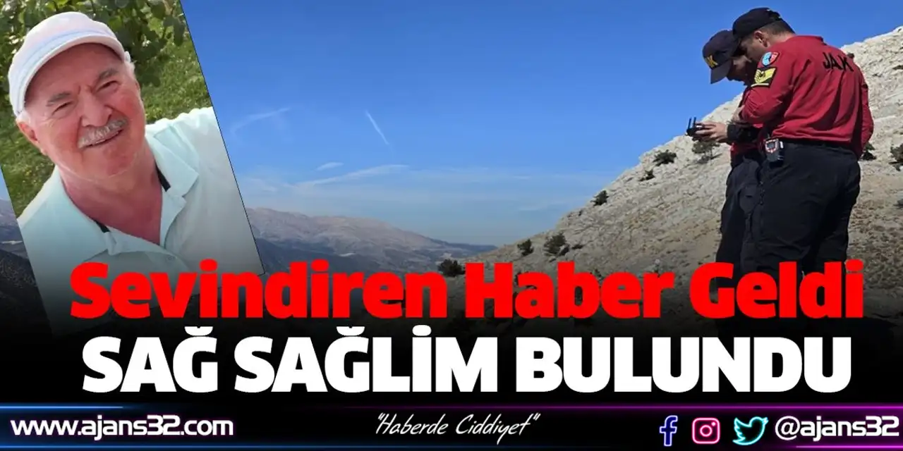 Eğirdir’de Kaybolan 75 Yaşındaki Hurşit Yıldırım Sağ Olarak Bulundu