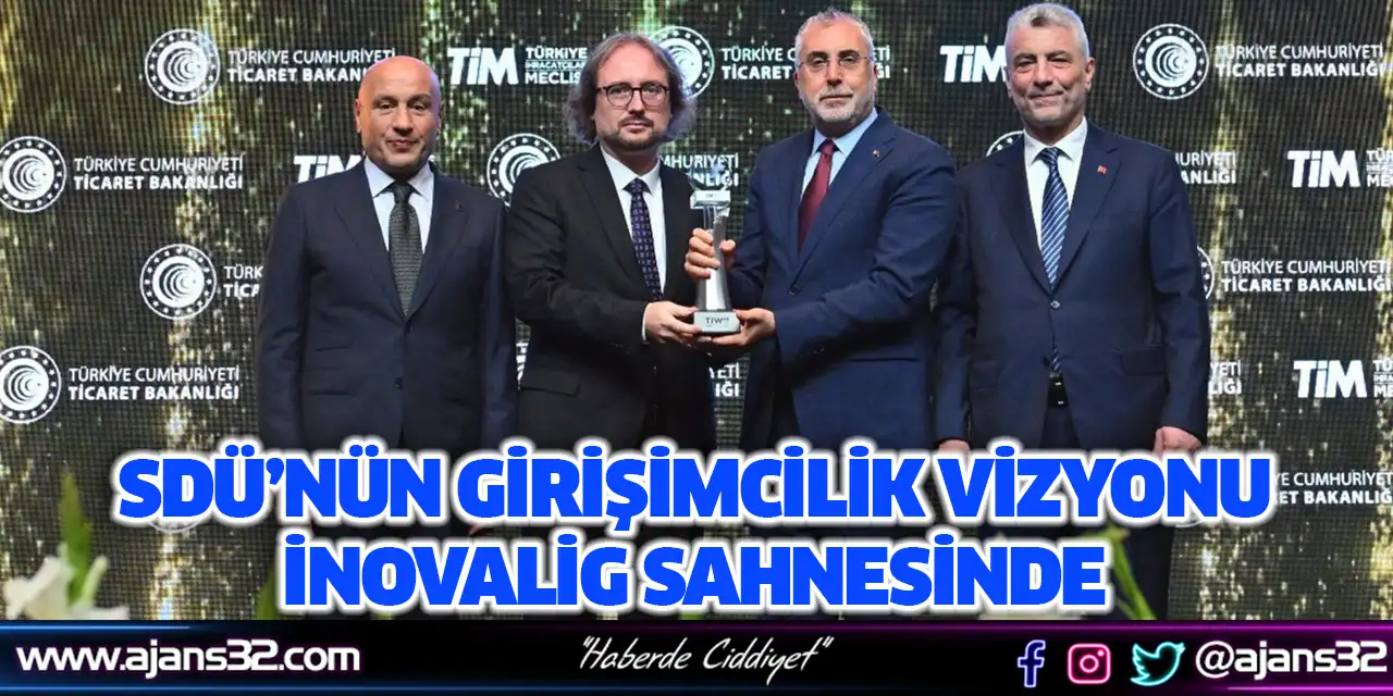 SDÜ’nün Girişimcilik Vizyonu İnovaLİG Sahnesinde