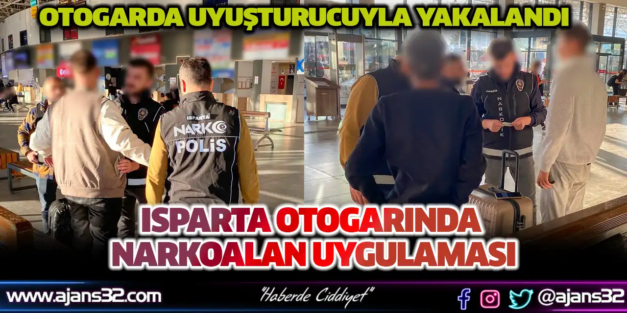 Isparta Otogarında 94 Adet Uyuşturucu Madde Ele Geçirildi