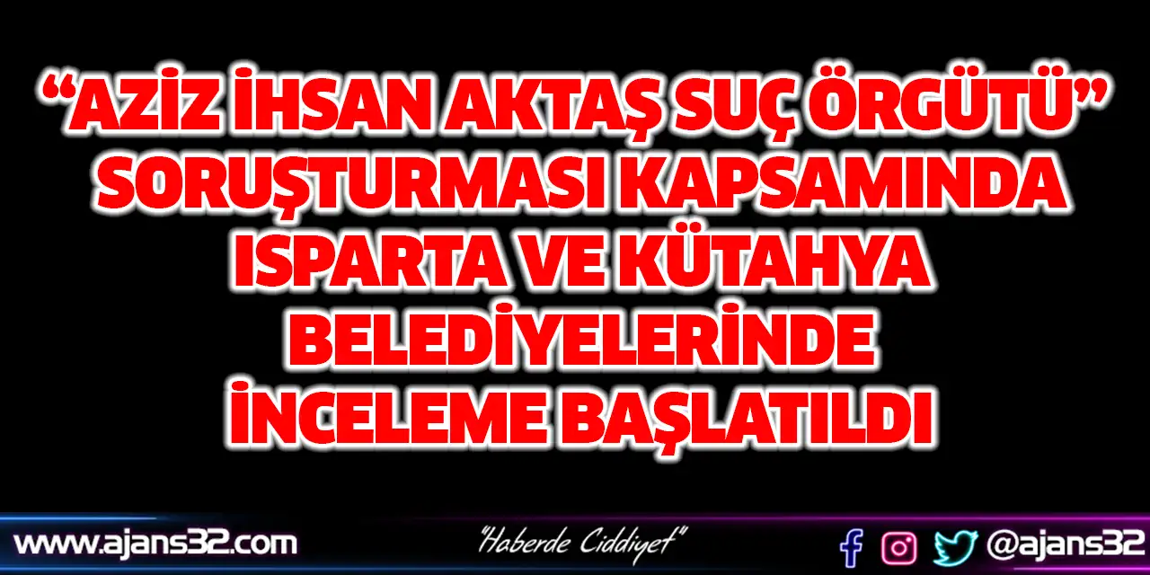 Isparta Belediye'sine İnceleme!